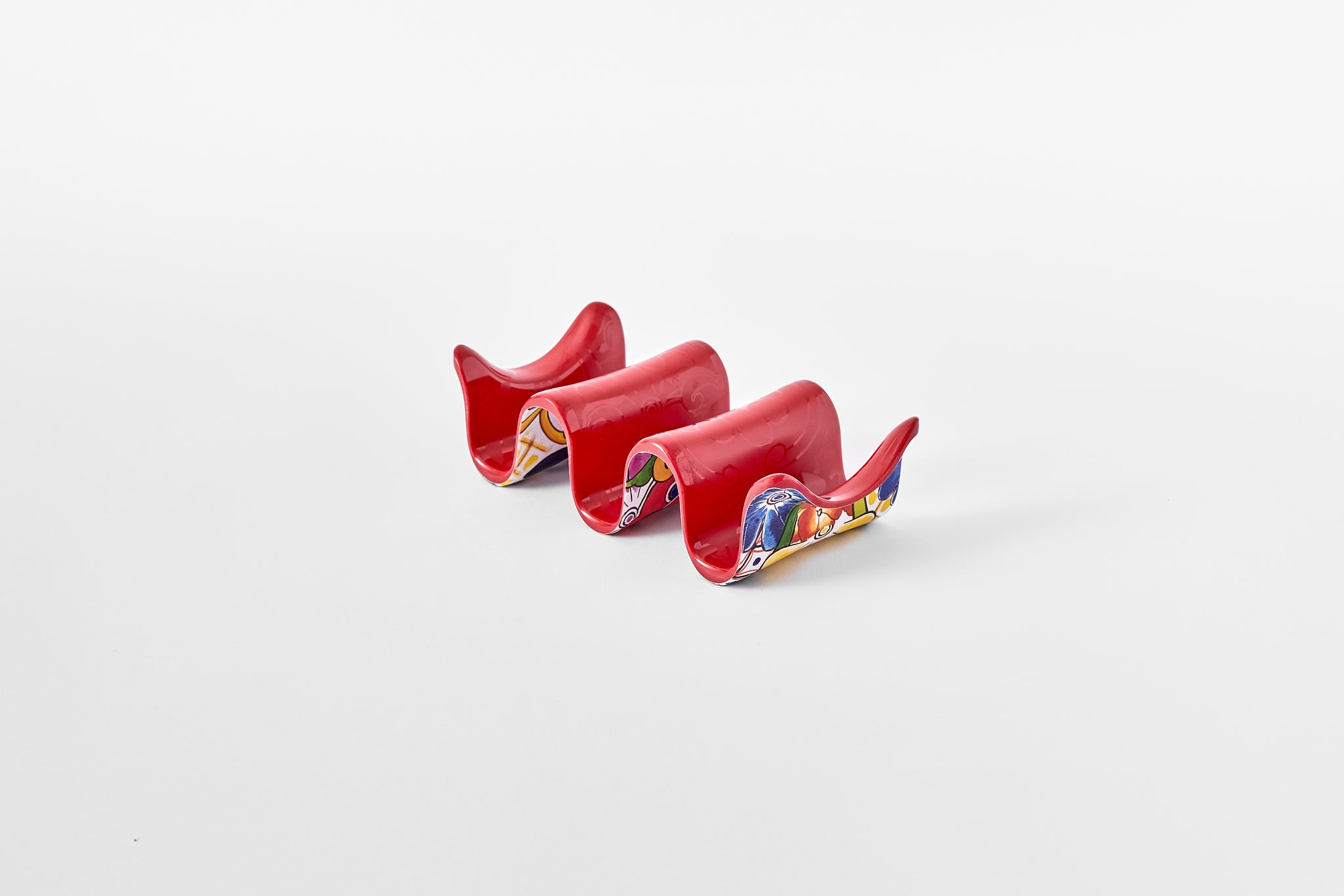 Prepara 4036 Taco Holder, Melamine, Red