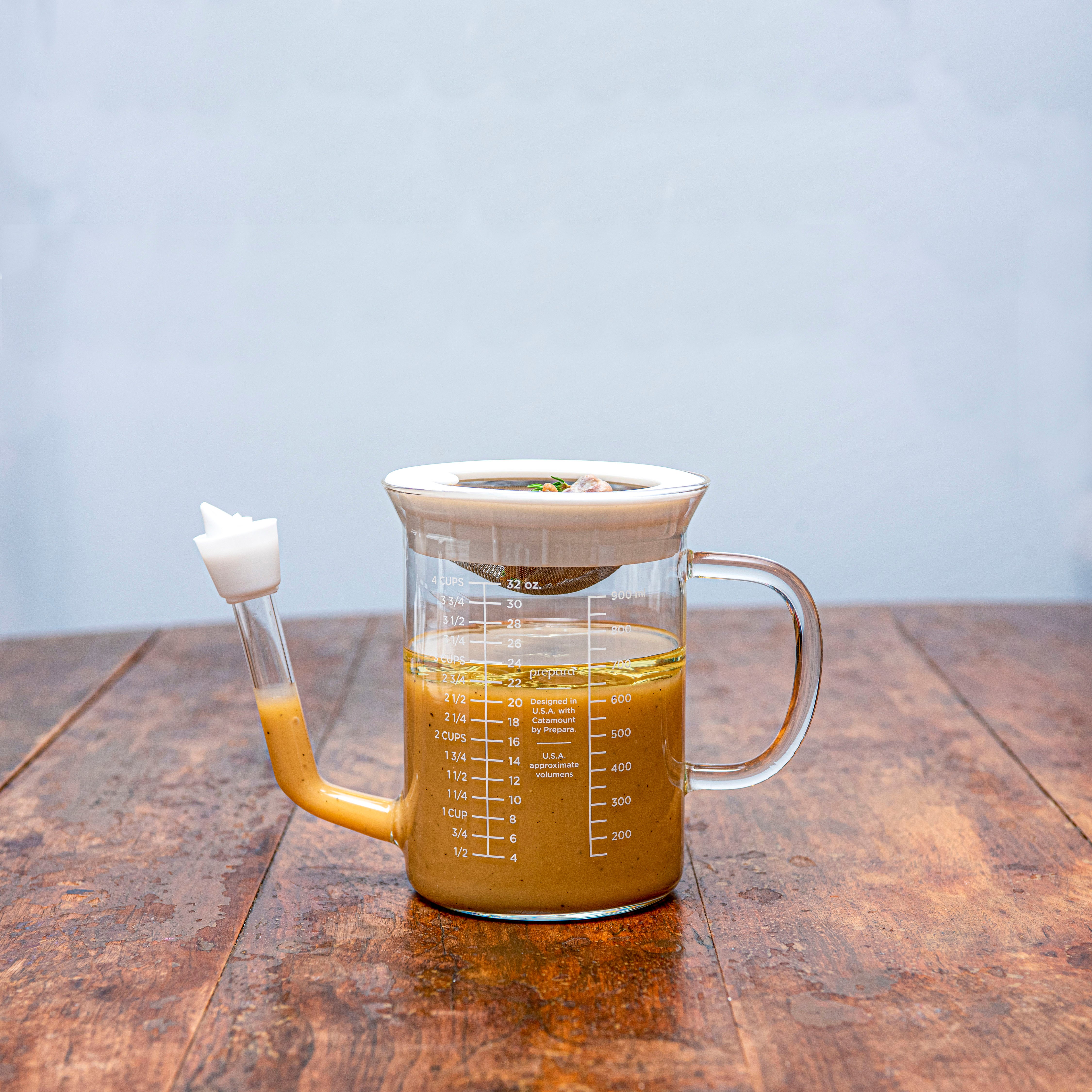4 cup glass fat separator Prepara Gravy Fat Separator
