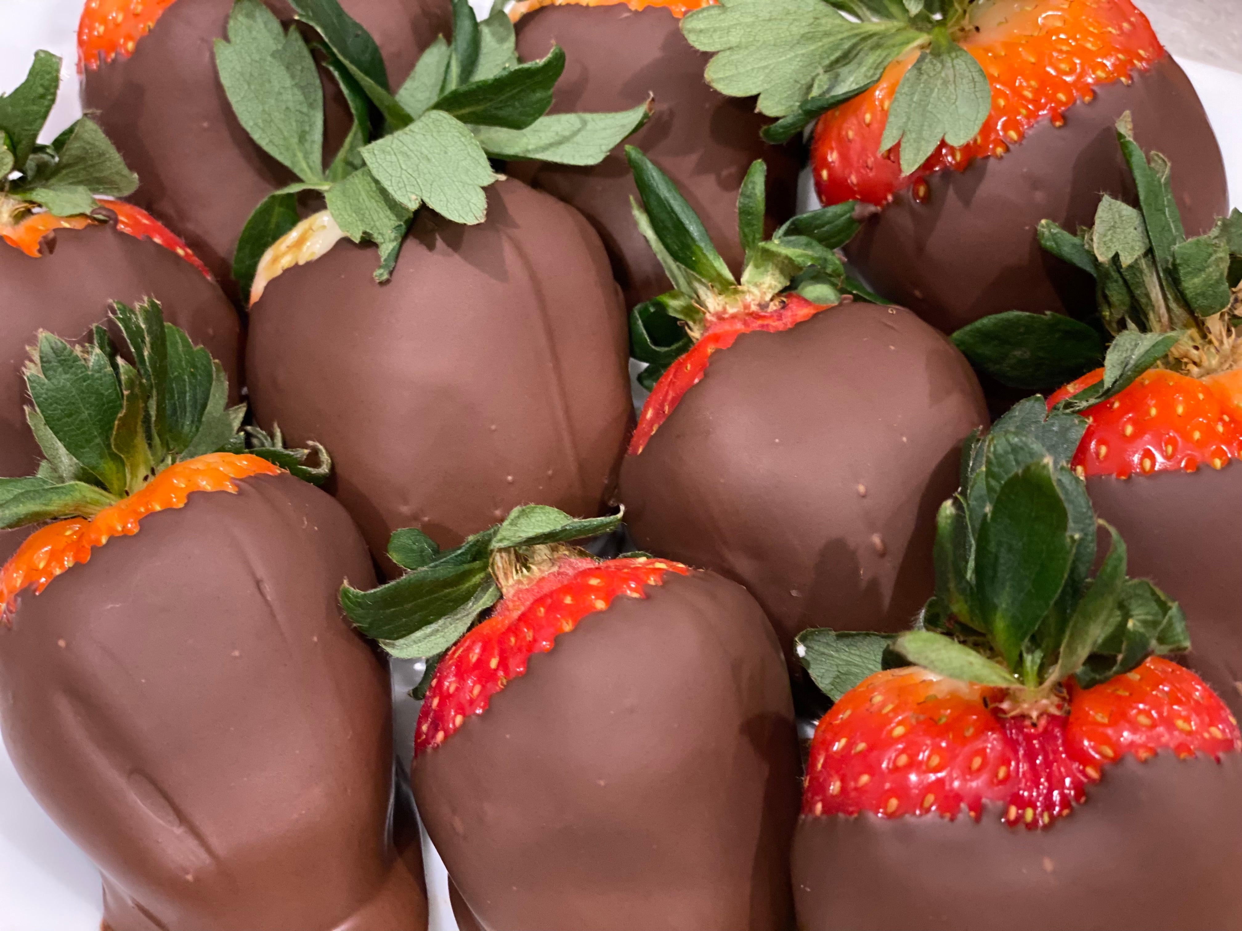 Homemade Chocolate Covered Strawberries-image