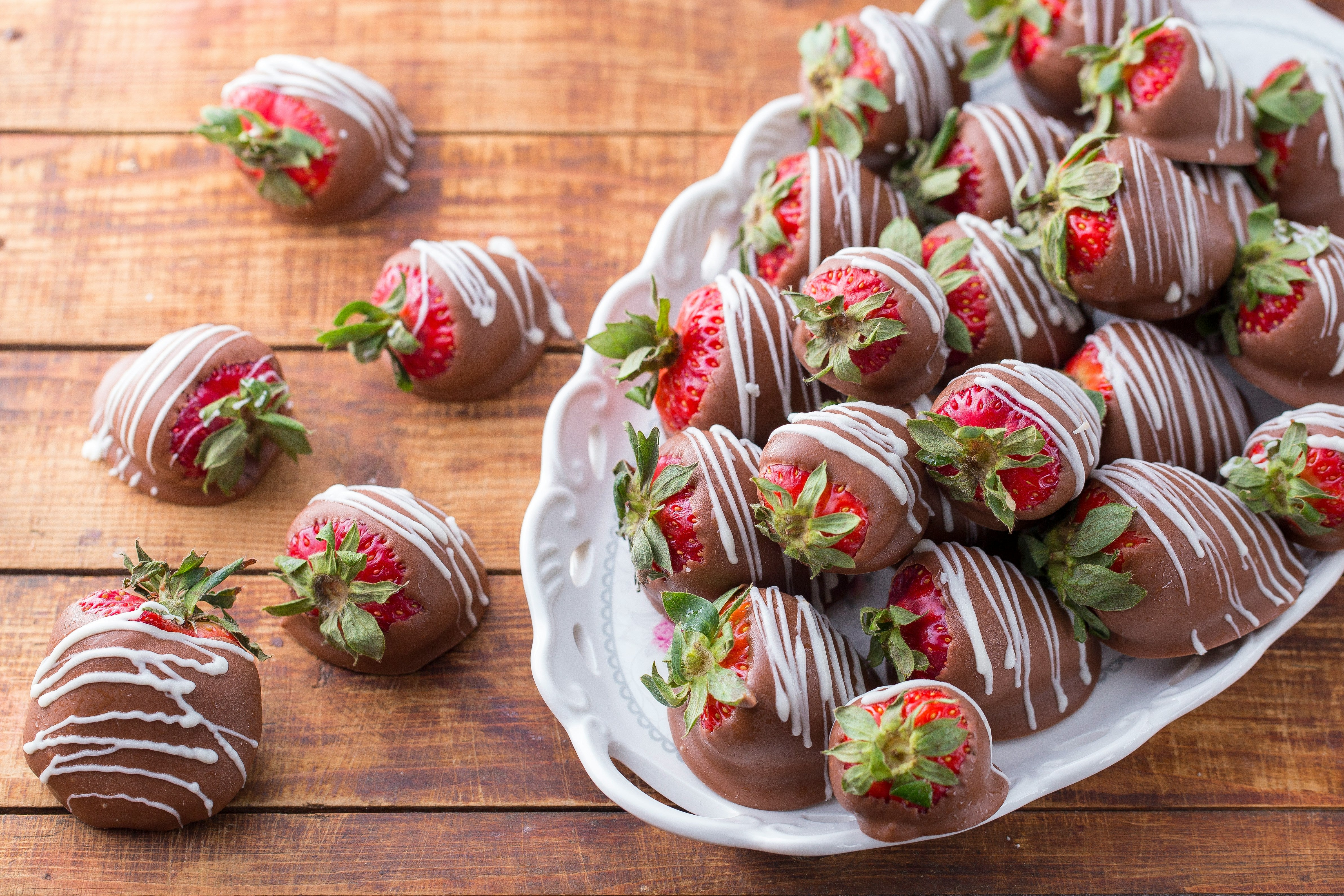 Homemade Chocolate Covered Strawberries-image