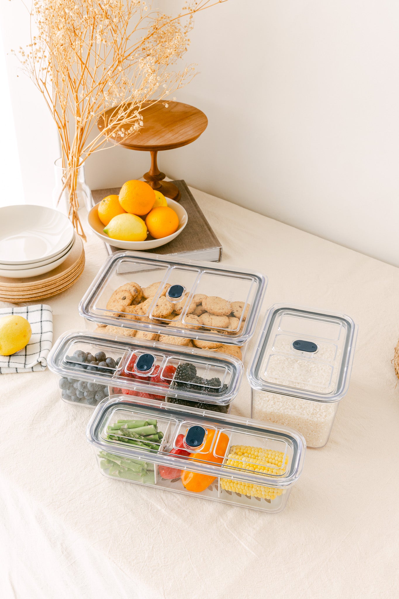 LUQUE ファーストコンサセット Latchlok Click Container - 8 Piece Set – Prepara