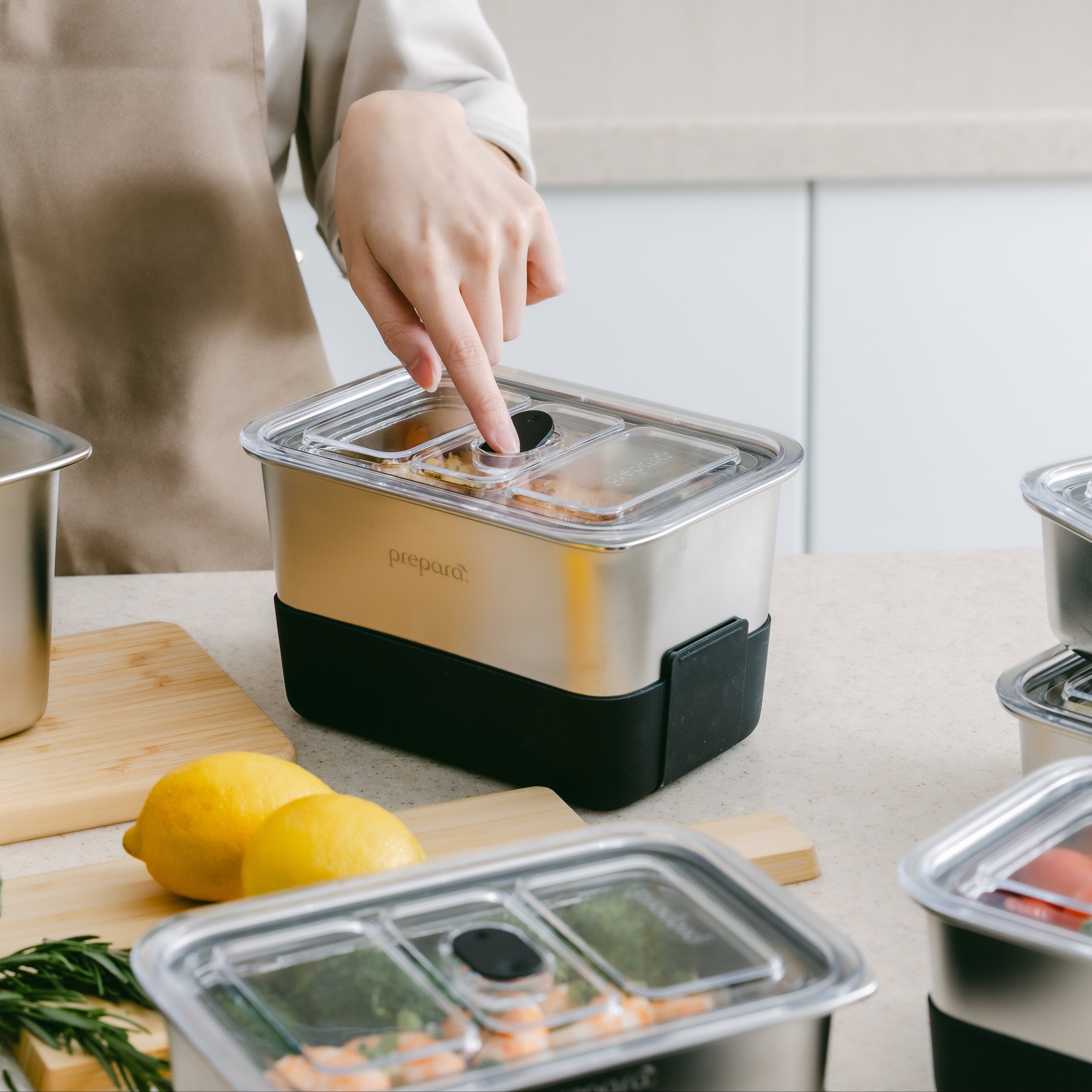 Latchlok Click Stainless Steel Container – Prepara