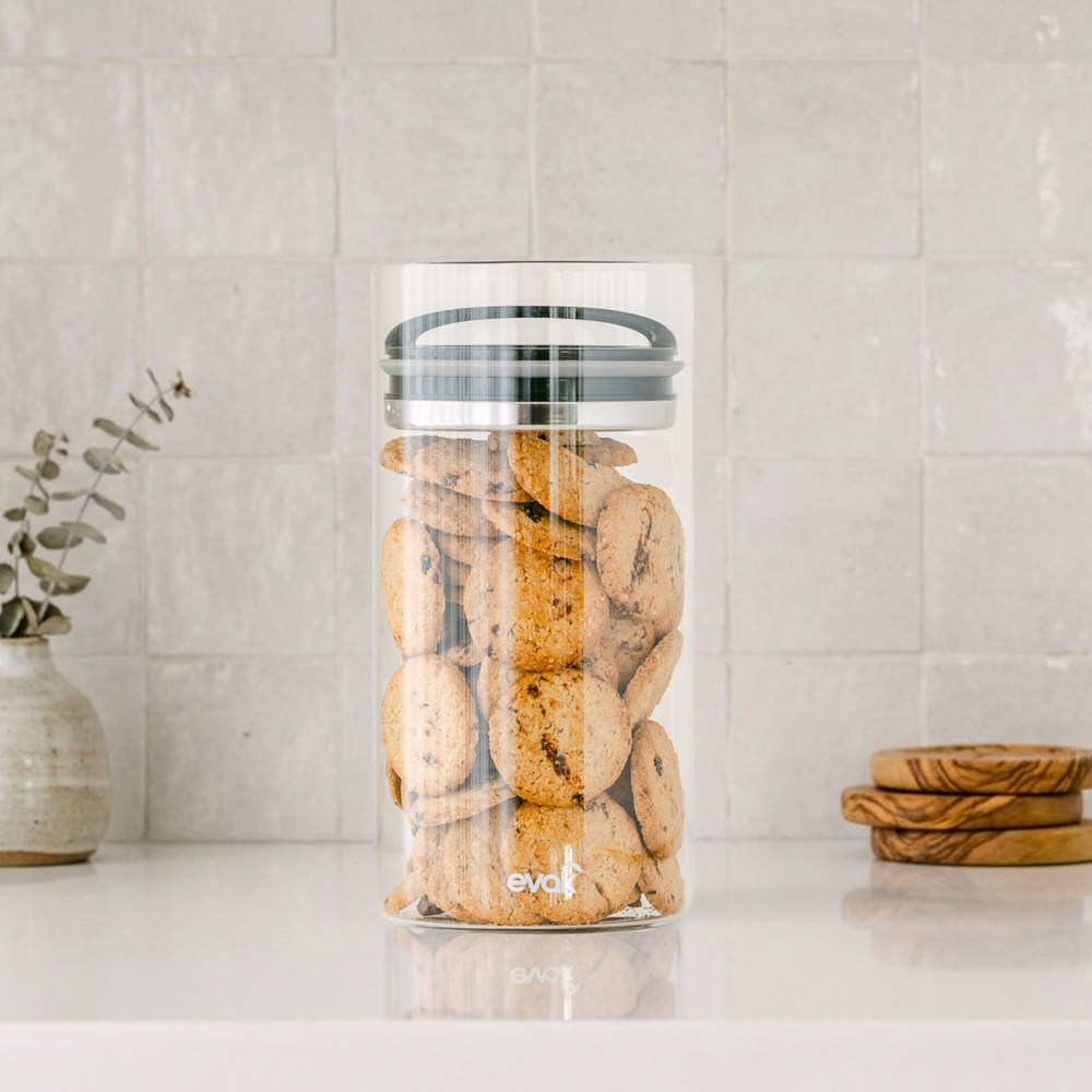 Evak Compact Glass Airtight Pantry Storage Set – Prepara