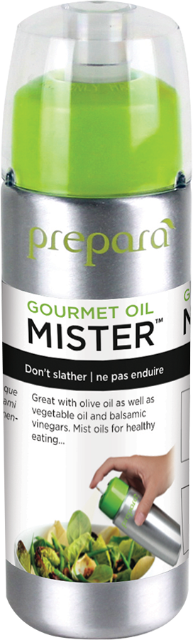 Prepara for Kitchen and Grill, Simply Mist, Glass Healthy Eating Trigger Oil Spr