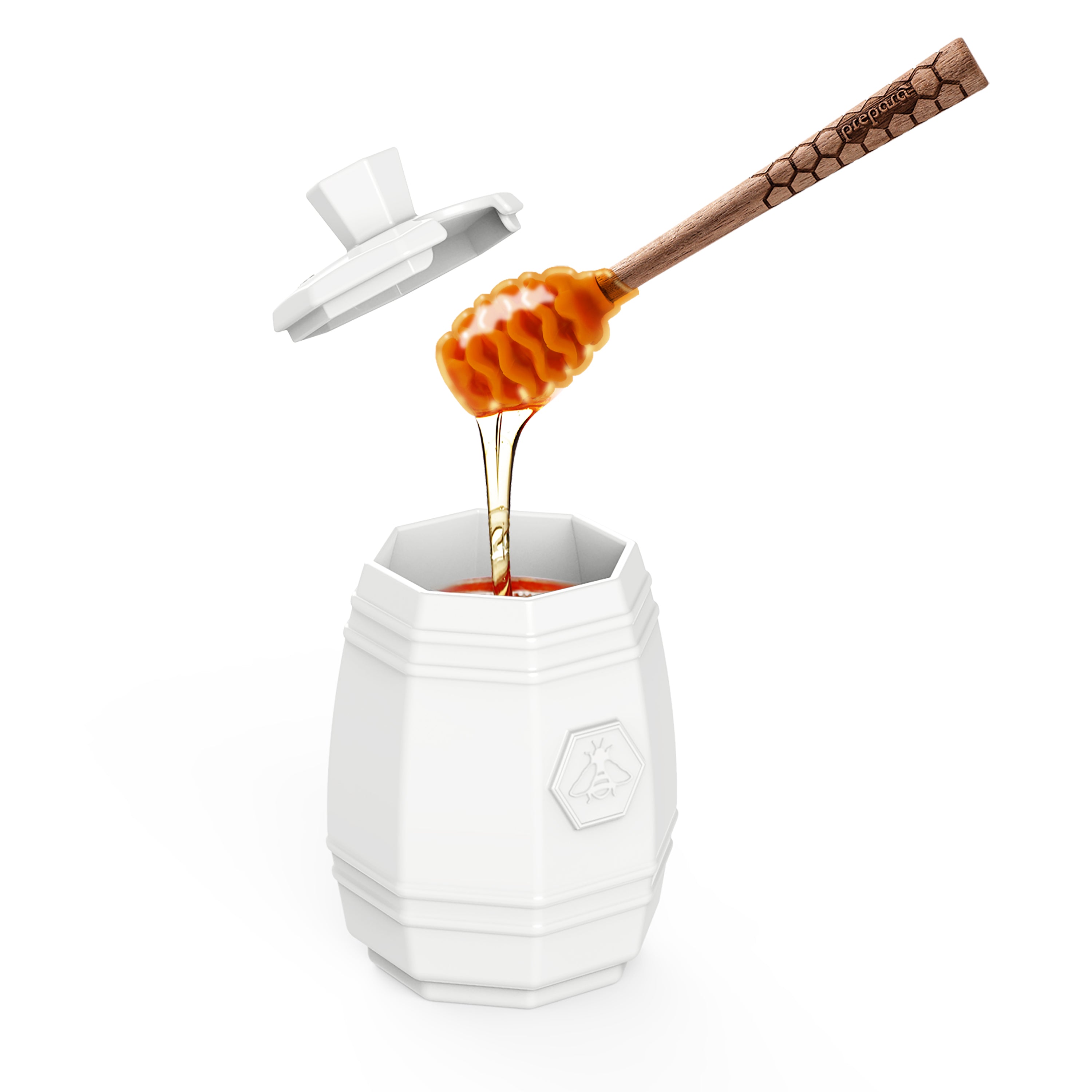 HONEY POT & DIPPER SET