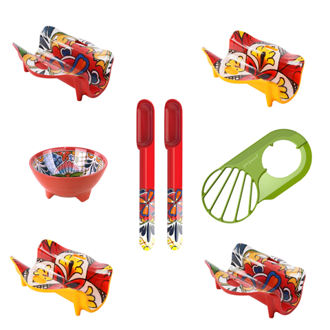 Prepara Starter 8-piece Taco Bundle for easy taco preparation and serving.