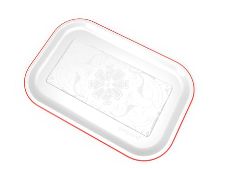 Prepara Taco Serving Tray for keeping tacos upright and organized inside our Multi Holders.