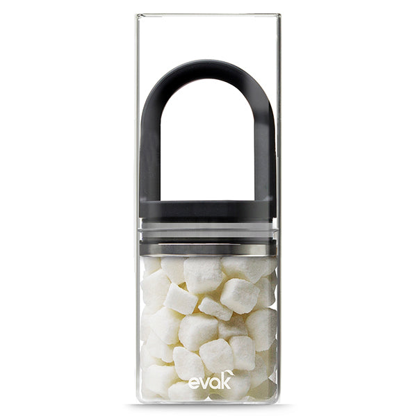 EVAK Glass Food Storage - Rubberized Black Original Handle