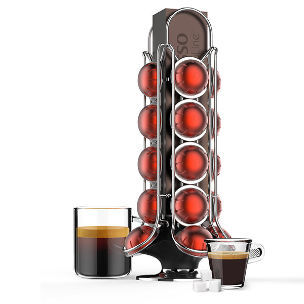 30 Coffee Pod Holder Rotating for Nespresso Vertuo Vertuoline