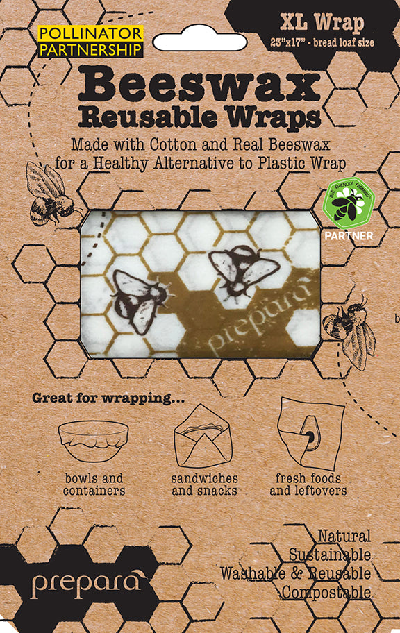 Natural Beewax Food Wrap (Honeycomb) - XL